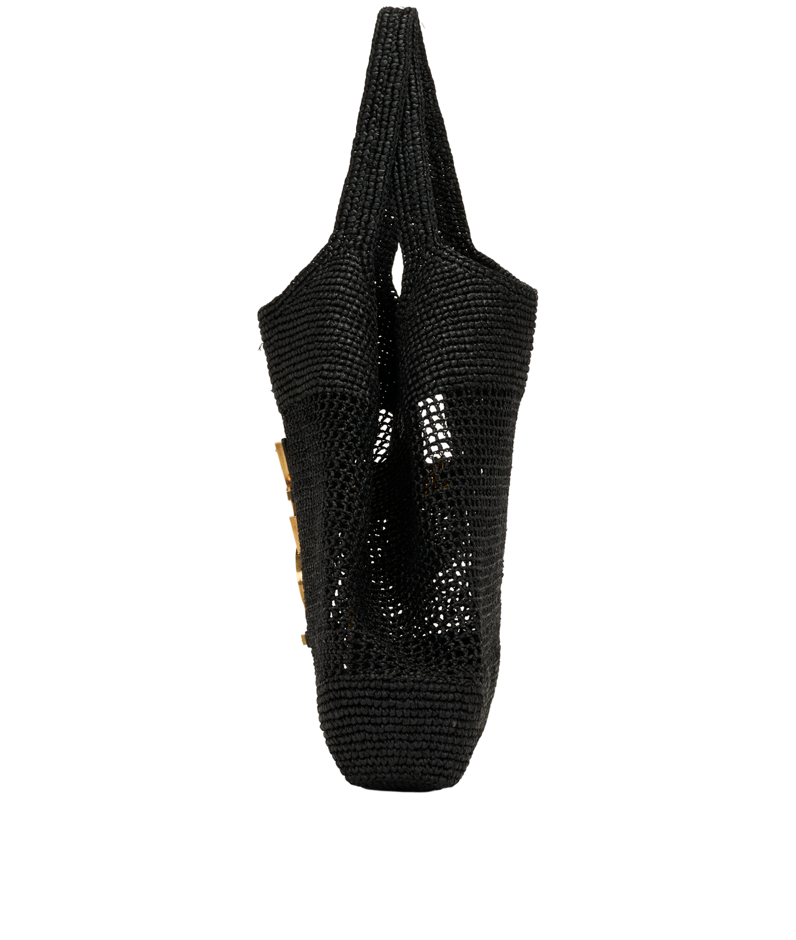 Icare Maxi Tote, &pound;2,900, Handbags, Black, Raffia, Bottom view